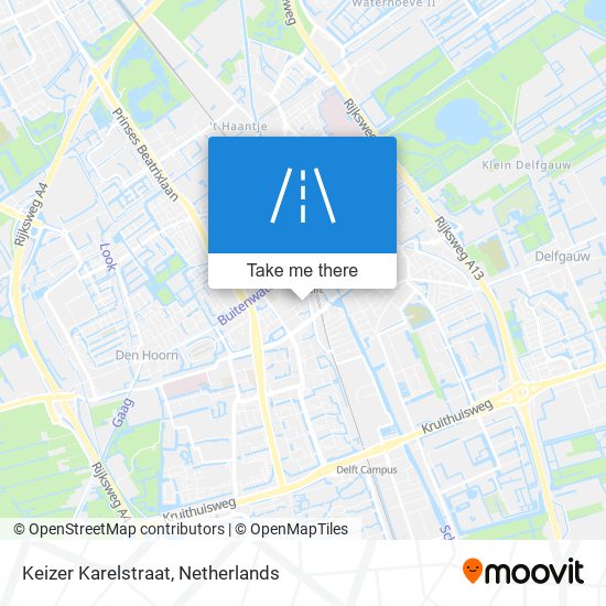 Keizer Karelstraat map