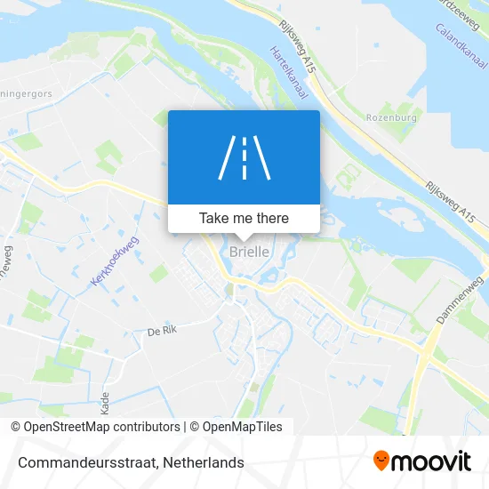 Commandeursstraat map