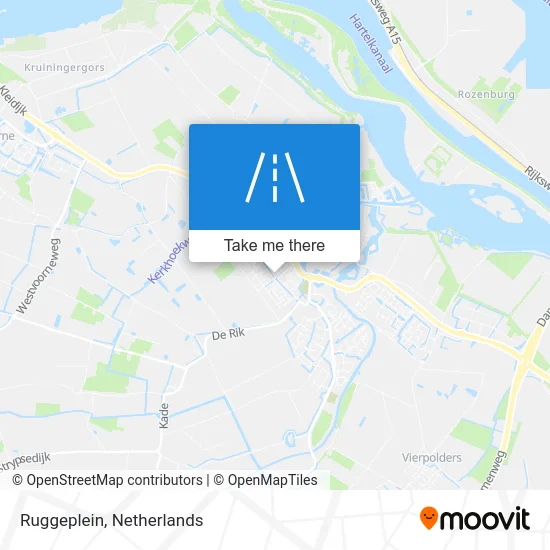 Ruggeplein map