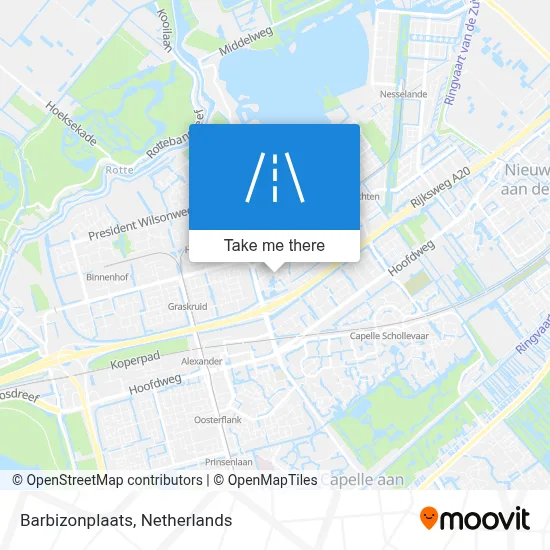 Barbizonplaats map