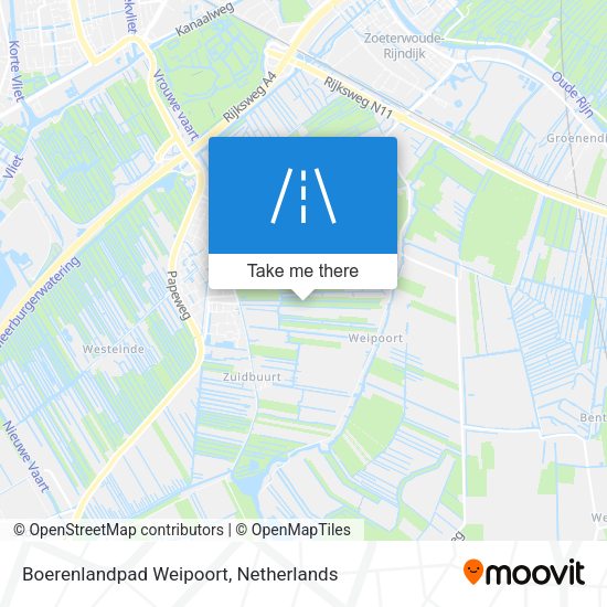 Boerenlandpad Weipoort map