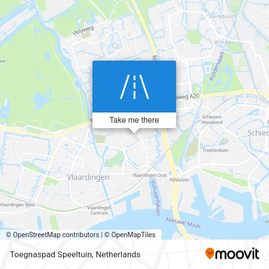 Toegnaspad Speeltuin map