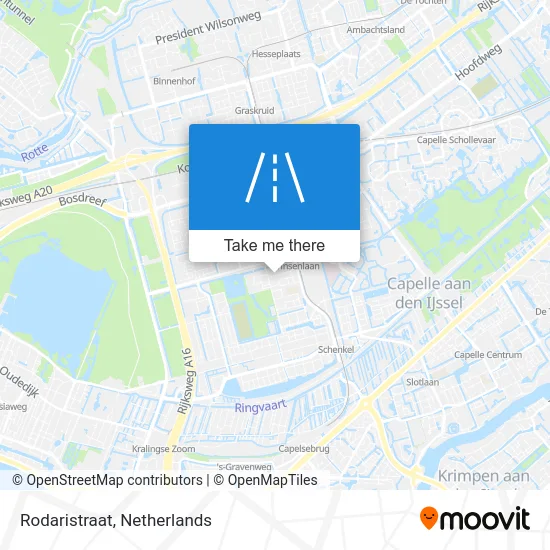 Rodaristraat map