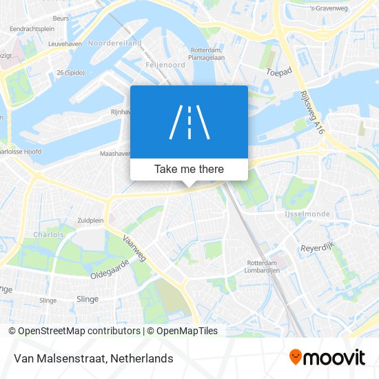 Van Malsenstraat map