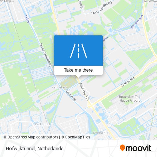 Hofwijktunnel map