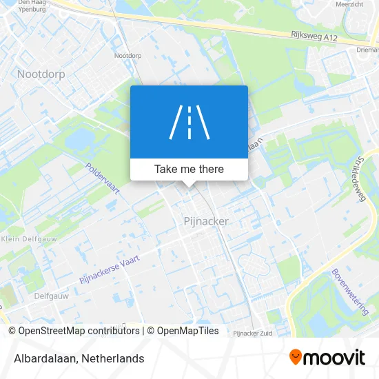 Albardalaan map