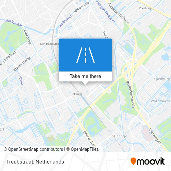 Treubstraat map