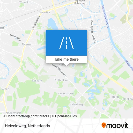 Heiveldweg map
