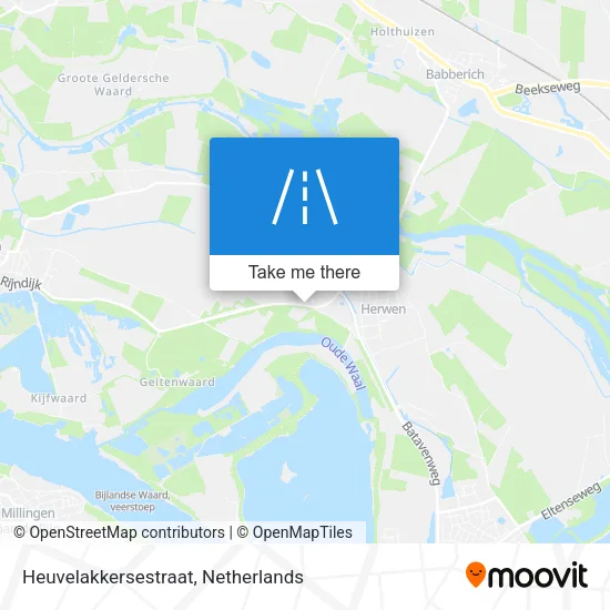 Heuvelakkersestraat map
