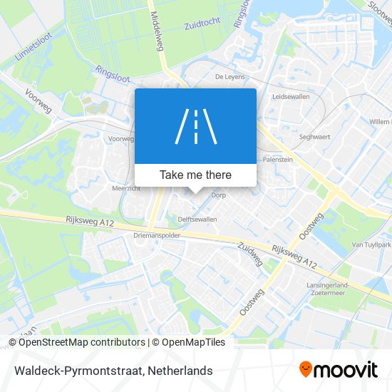 Waldeck-Pyrmontstraat map