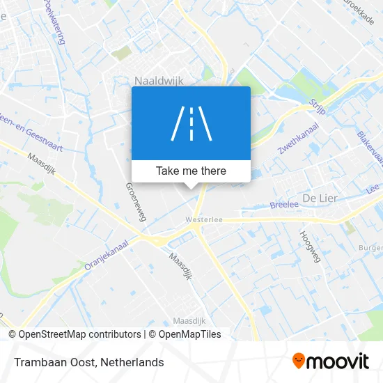 Trambaan Oost map