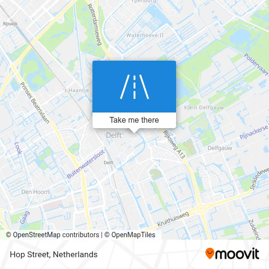 Hopstraat map