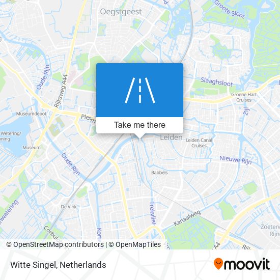 Witte Singel map