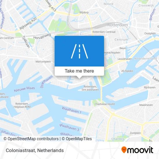 Coloniastraat map