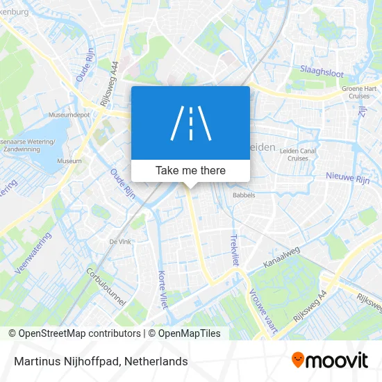 Martinus Nijhoffpad map