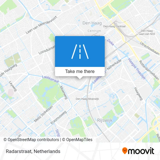 Radarstraat map