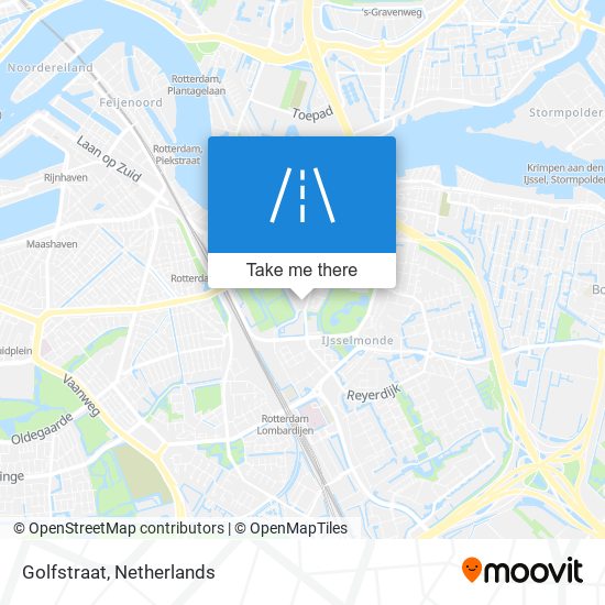 Golfstraat map