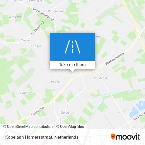 Kapelaan Hamersstraat map