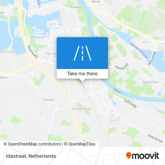 Idastraat map