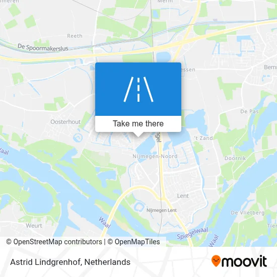 Astrid Lindgrenhof map