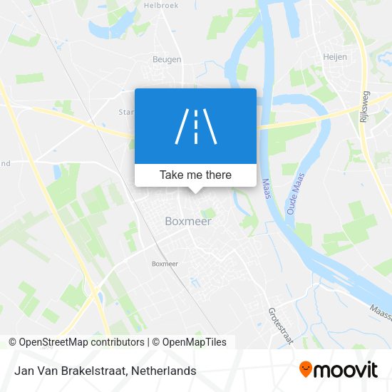 Jan Van Brakelstraat map