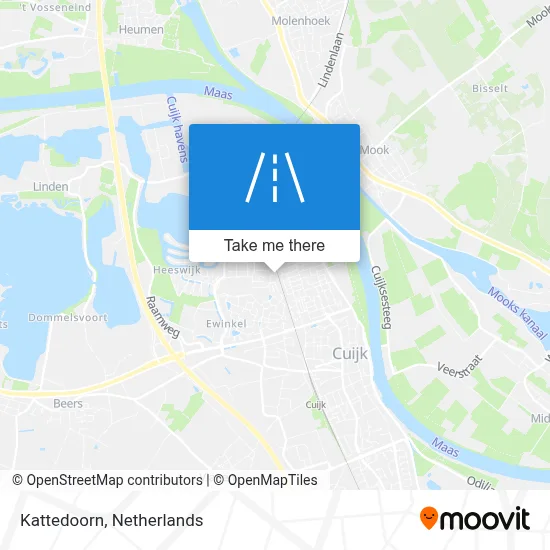 Kattedoorn map