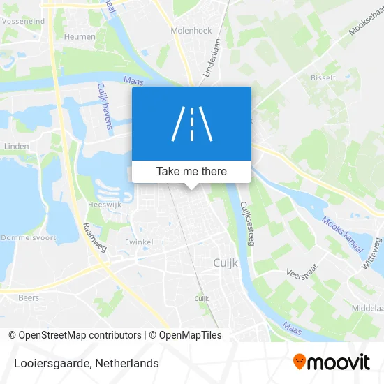Looiersgaarde map