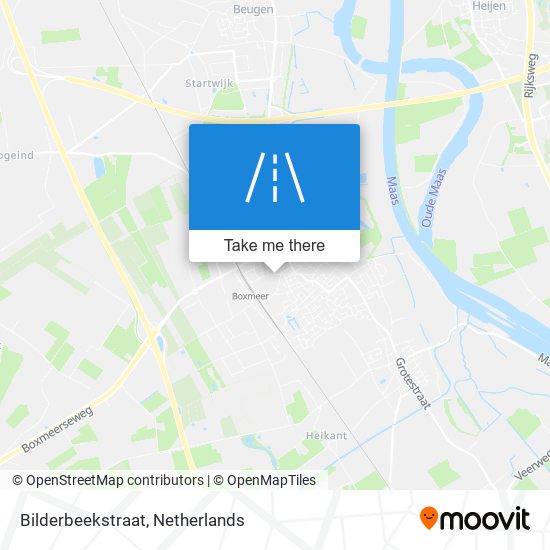 Bilderbeekstraat map