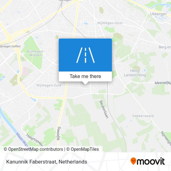 Kanunnik Faberstraat map