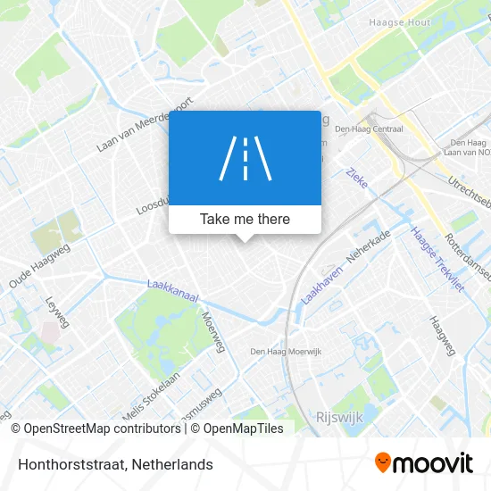 Honthorststraat map