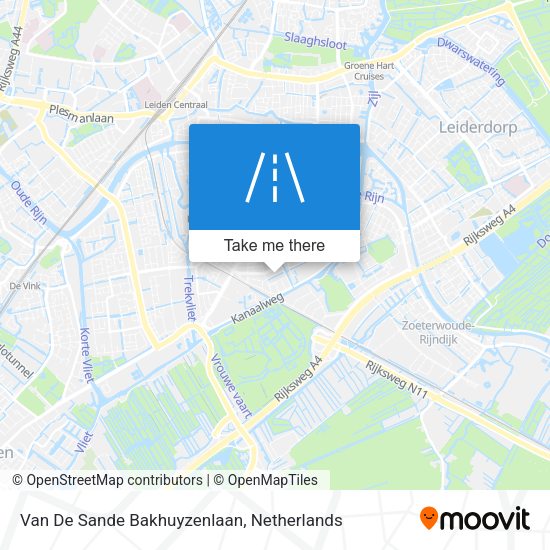Van De Sande Bakhuyzenlaan map