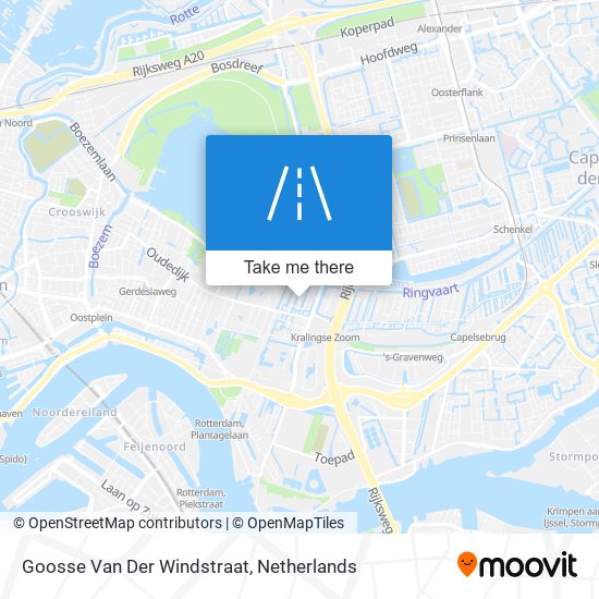 Goosse Van Der Windstraat map