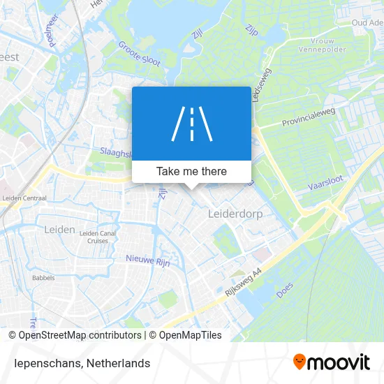 Iepenschans map