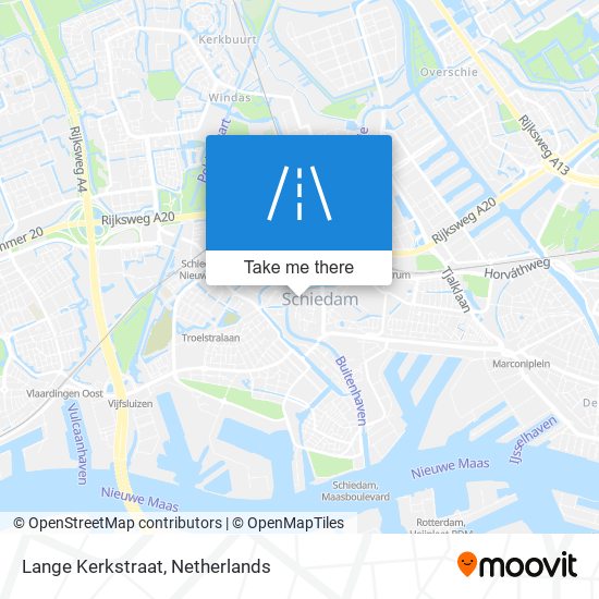 Lange Kerkstraat map
