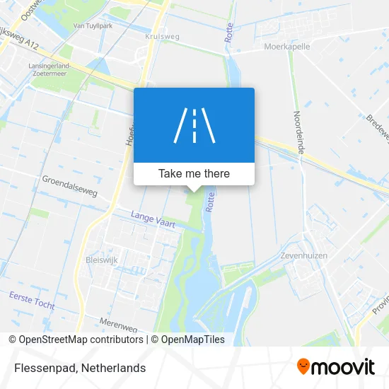 Flessenpad map