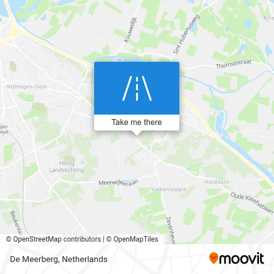 De Meerberg map