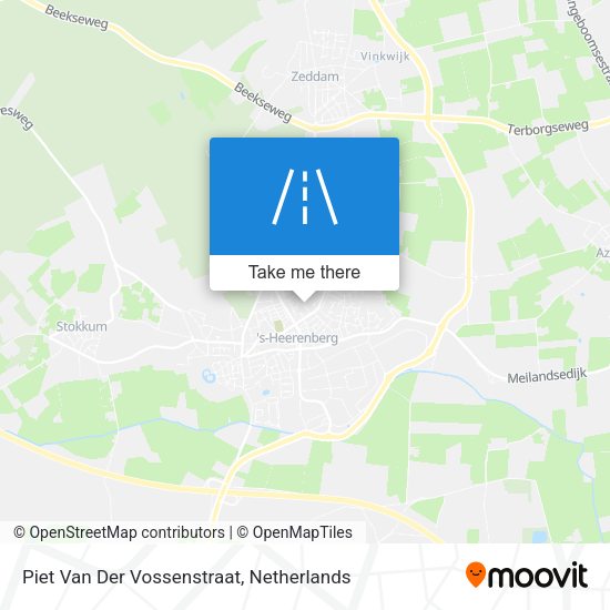 Piet Van Der Vossenstraat map