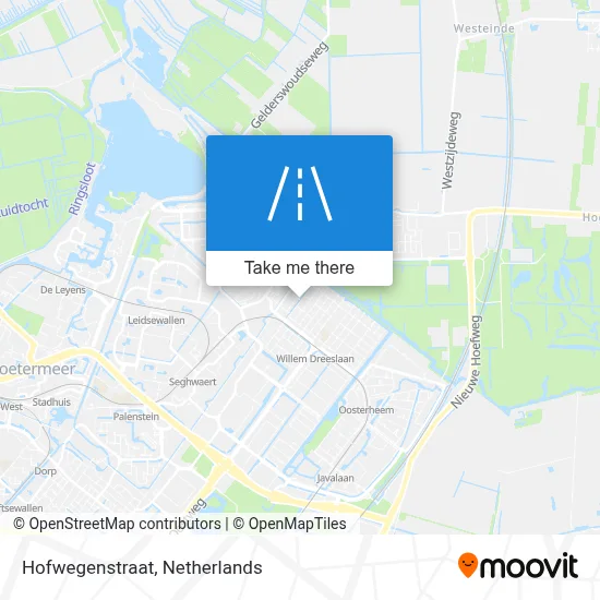 Hofwegenstraat map