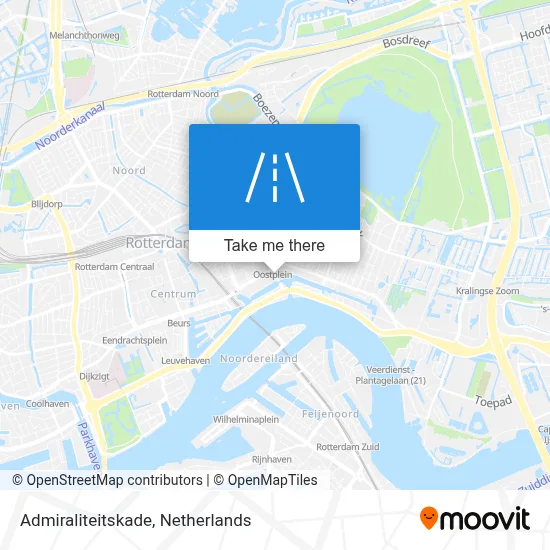 Admiraliteitskade map