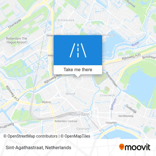 Sint-Agathastraat map