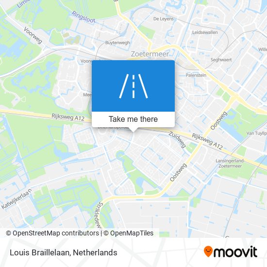 Louis Braillelaan map