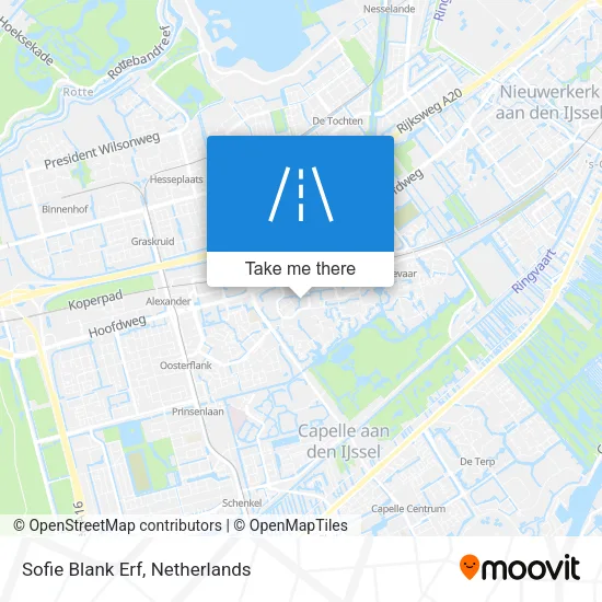 Sofie Blank Erf map