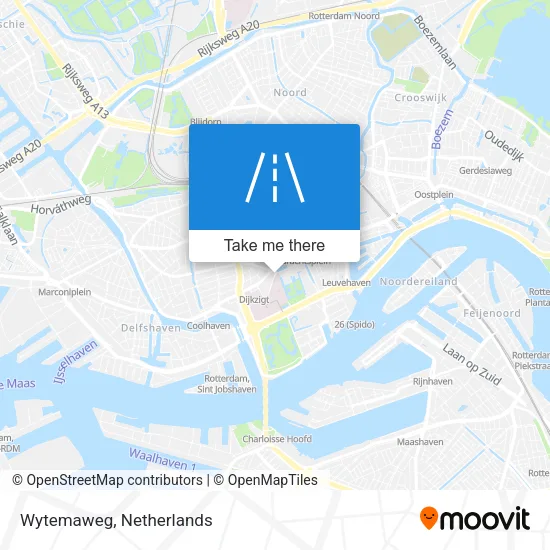 Wytemaweg map