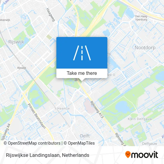 Rijswijkse Landingslaan map