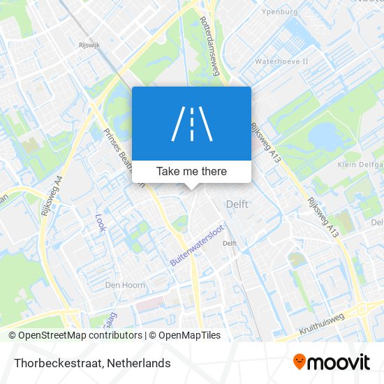 Thorbeckestraat map