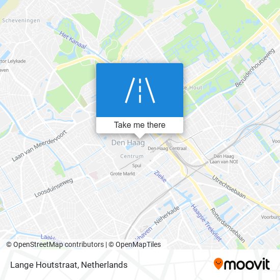 Lange Houtstraat map