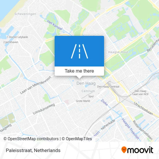 Paleisstraat map