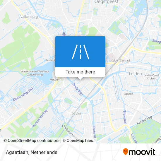 Agaatlaan map