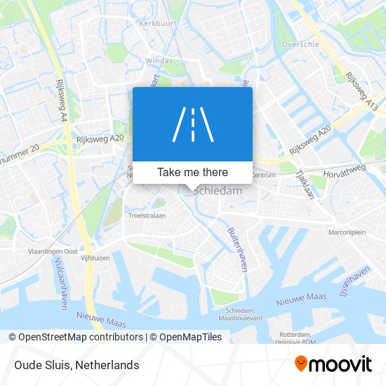 Oude Sluis map