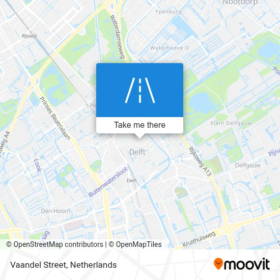 Vaandelstraat map